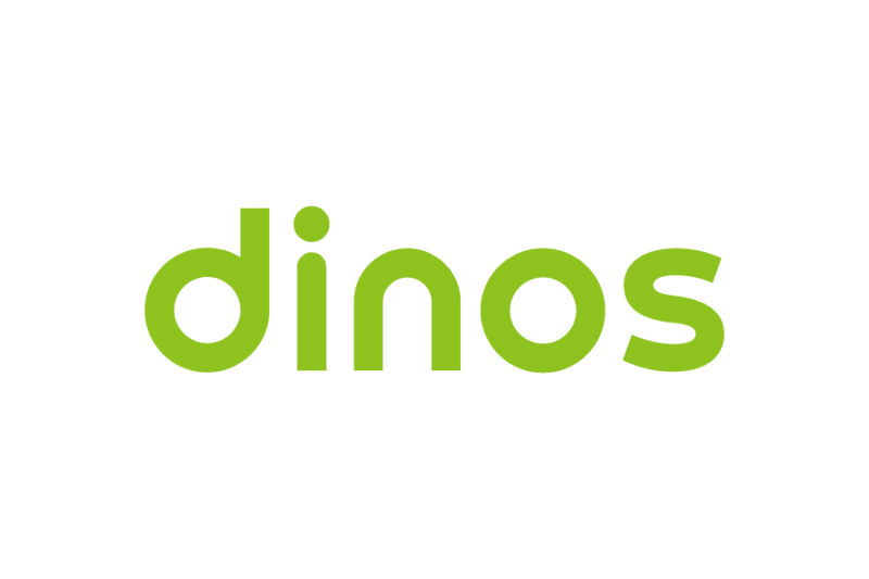 通信販売のブランド、ディノス（dinos）の無料ロゴ素材｜logo eps ai pngフリー素材で使えるロゴ素材高品質データをダウンロード！